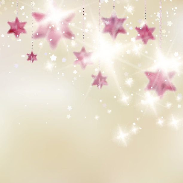 优雅的圣诞背景与雪花。图片下载