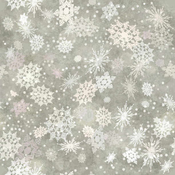 包装复古纸雪花无缝图案图片下载