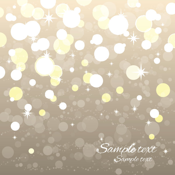假日背景与明亮闪亮的灯光和星星图片下载