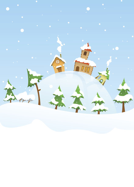 圣诞节的山图片下载