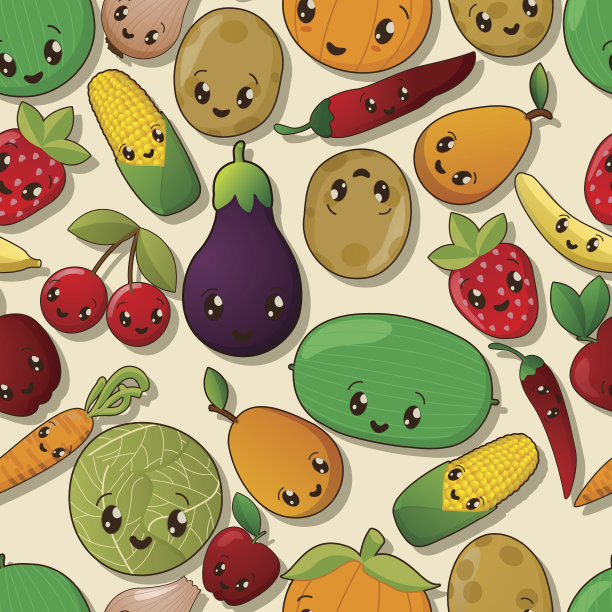 无缝卡哇伊的模式图片下载