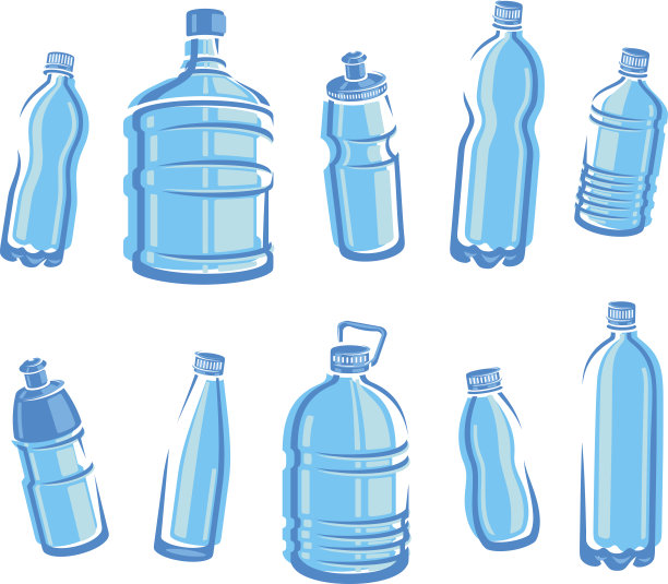 瓶水。向量图片下载