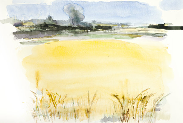 水彩风景图片下载