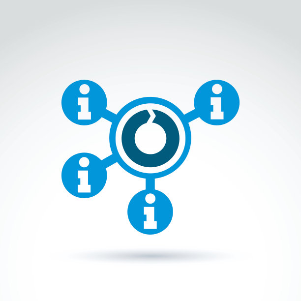 矢量信息收集和交换主题图标图片下载