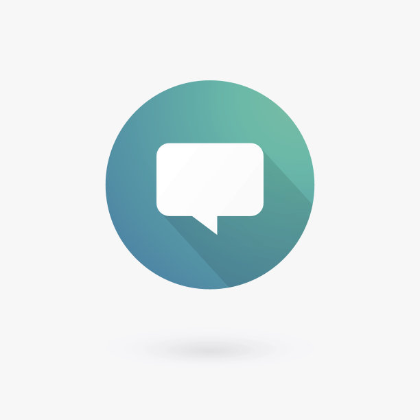 图标纸白色语音气泡图片下载