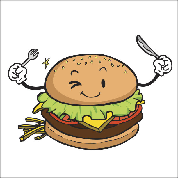 汉堡的性格图片下载