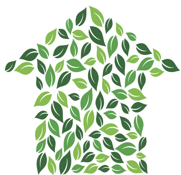 Eco箭头标志。矢量图形设计图片下载