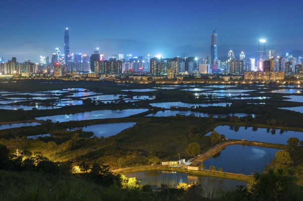 中国深圳的天际线图片下载