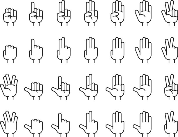 有用的手势计数图片下载