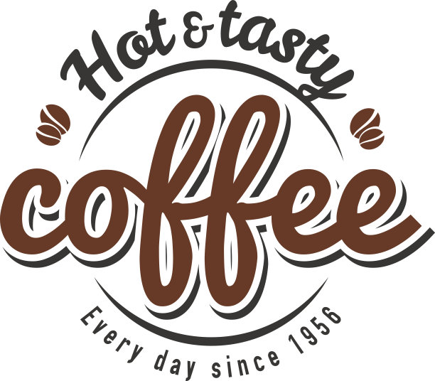 向量的咖啡品牌图片下载