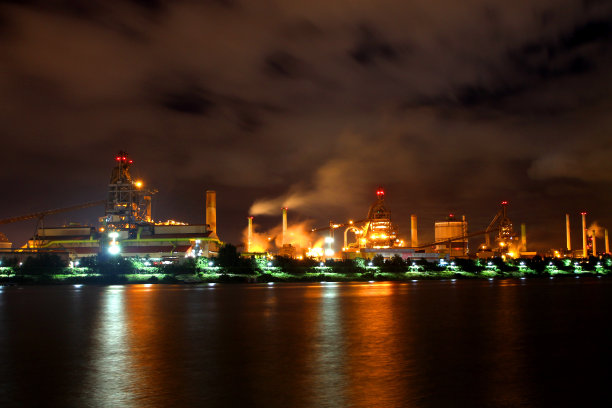 浦项制铁夜景图片下载
