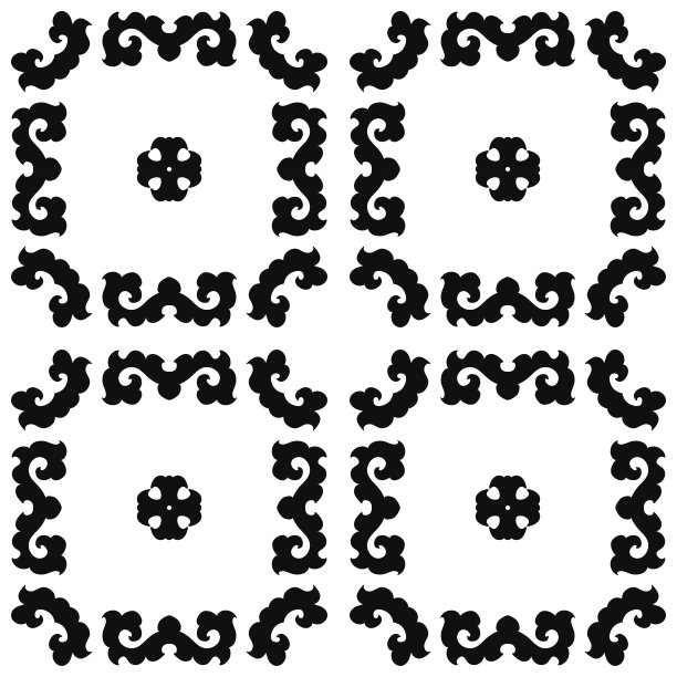 摘要无缝花卉图案素材图片