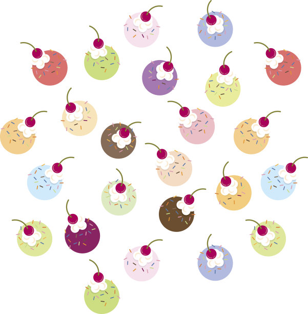 无缝的冰淇淋图片下载