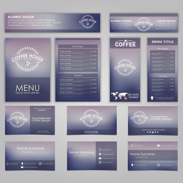 企业形象套装图片下载