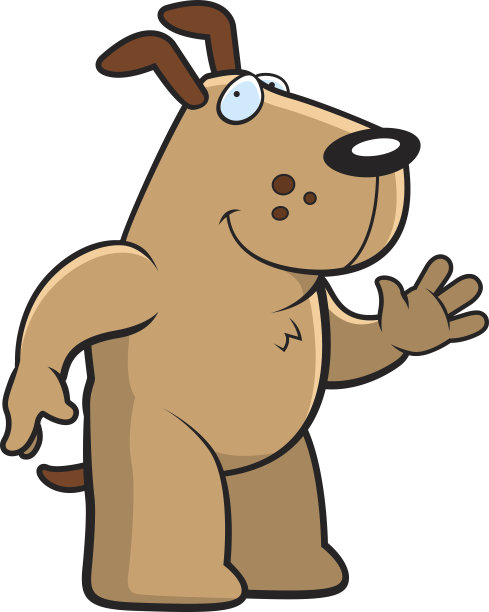 狗挥舞着图片下载