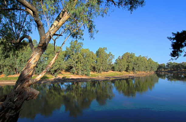 宽阔的河湾图片下载