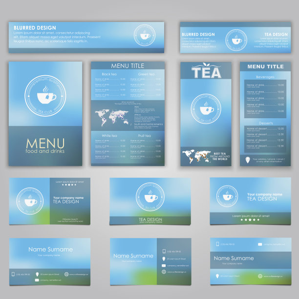 企业形象套装图片下载
