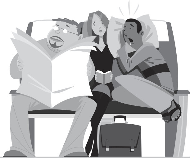 女人拥挤的航空公司图片下载