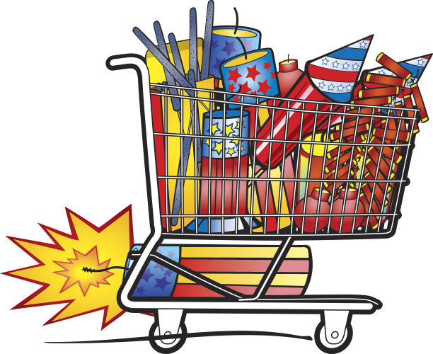 购物车烟花C图片下载