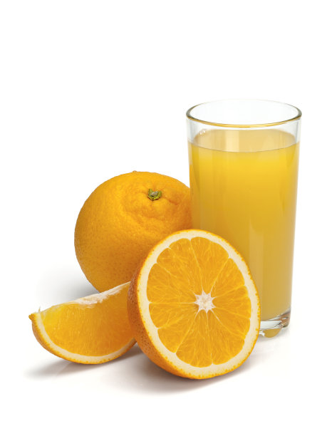一杯橙汁和水果图片下载