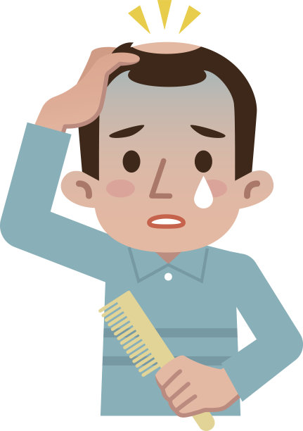 男性脱发令人担忧图片下载