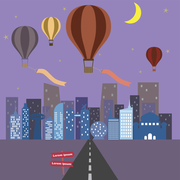 环游世界信息图表，矢量格式图片下载