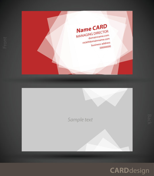 名片设计图片下载