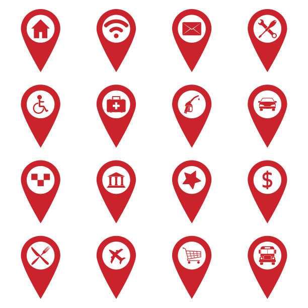 设置指针客户服务卡。图片下载