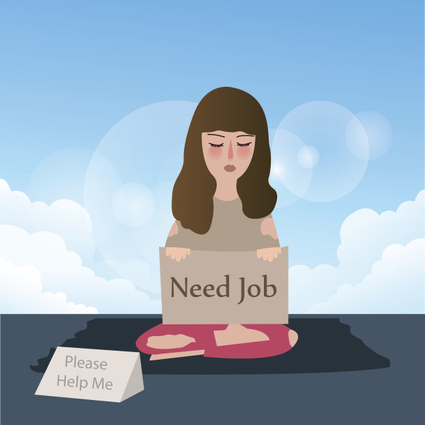 女人需要在硬纸板上写字的工作图片下载