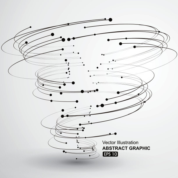 向量龙卷风、抽象图形。图片下载