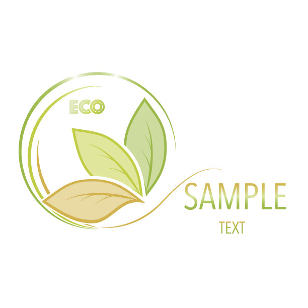 绿色和橙色的叶子在白色的背景图片下载