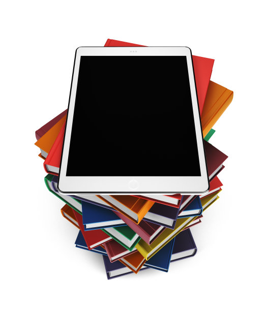 7、写字板上一堆书，孤立上一堆白图片下载