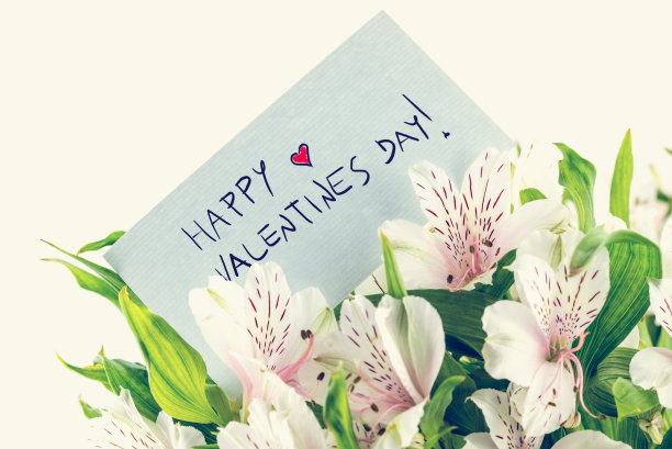 复古风格的情人节背景图片下载