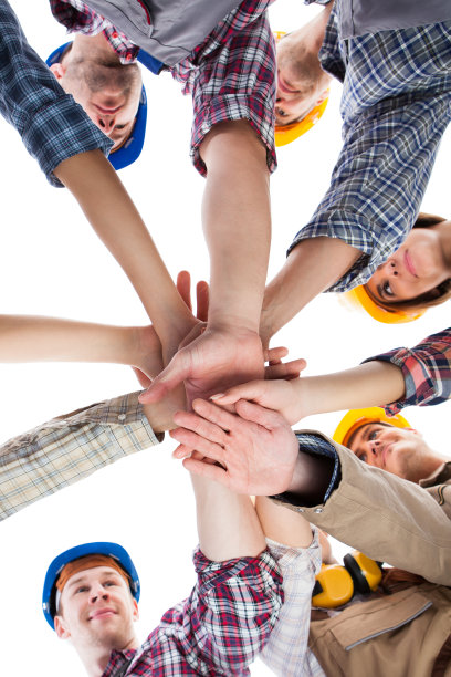 建筑工人堆垛手图片下载