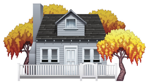 房子栅栏图片下载