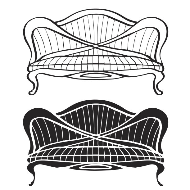 家具，复古沙发图片下载