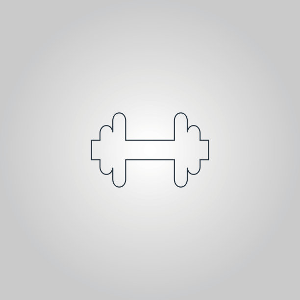 哑铃矢量图标图片下载