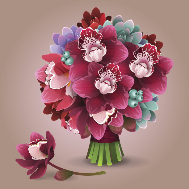 彩色花束2图片下载