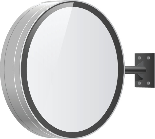 现实的灯箱模板上的白色背景图片下载