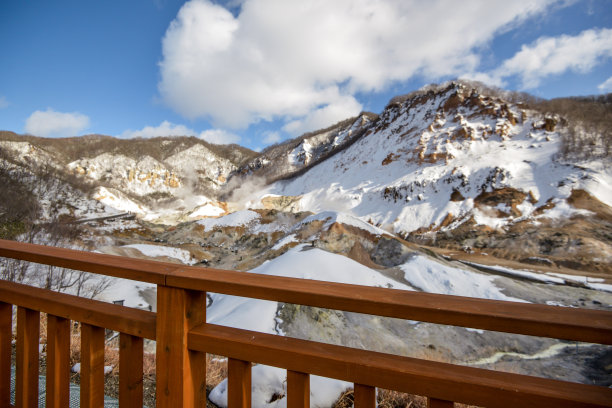 日本北海道地狱谷图片下载