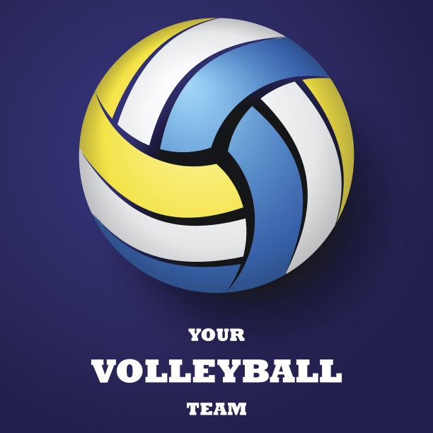 排球背景文字图片下载