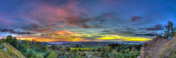 晚上的风景图片下载