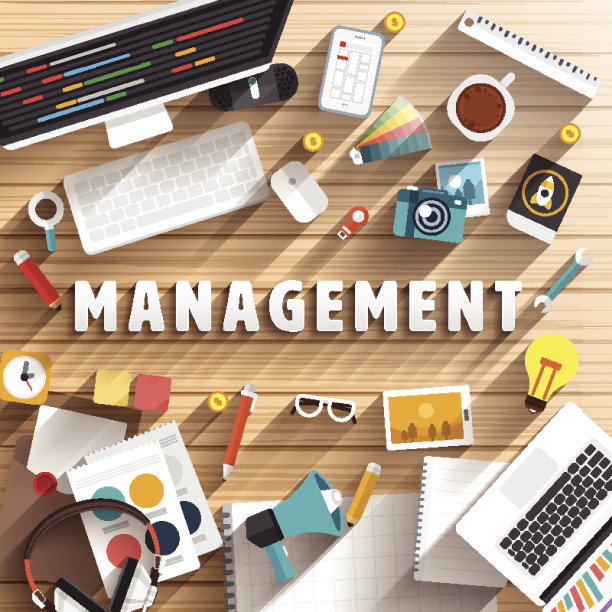 桌面俯视图为管理工作图片下载