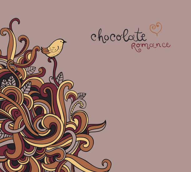 带有抽象卷曲的矢量背景图片下载