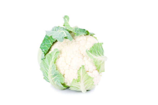 成熟的菜花孤立图片下载