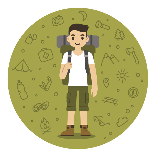 徒步旅行图片下载