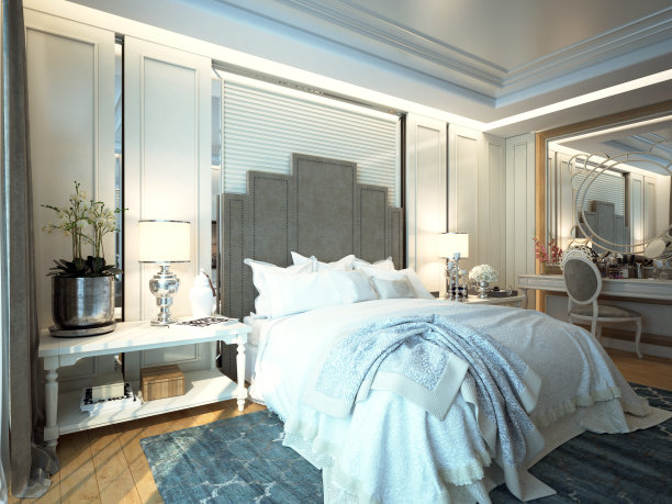 豪华风格的卧室设计图片下载