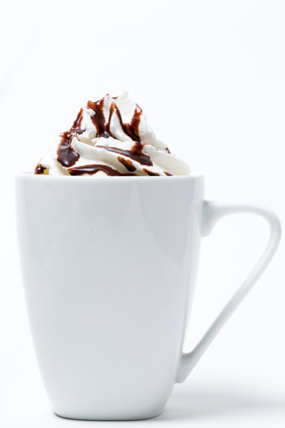 咖啡加生奶油图片下载