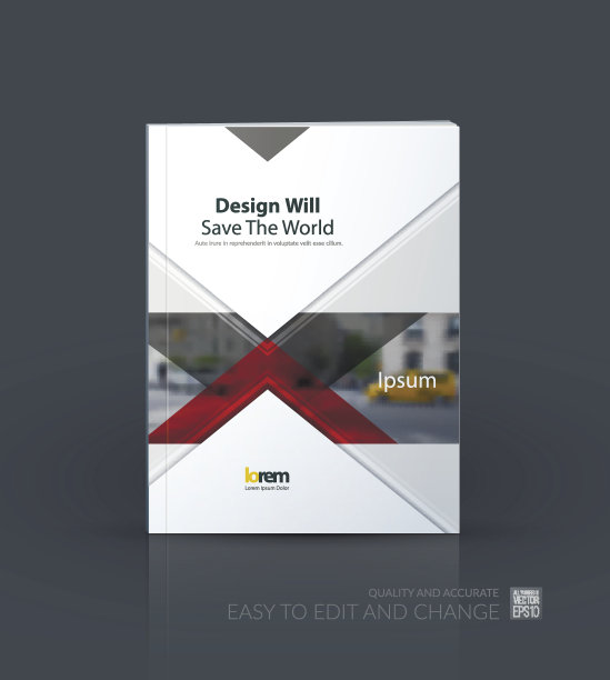 宣传册模板布局、封面设计、年报、杂志、图片下载