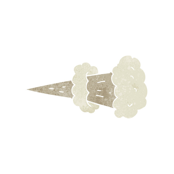 复古卡通烟雾弹图片下载